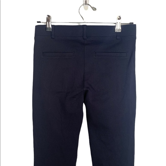 Betabrand Straight-Leg Two-Pocket Dress Yoga Pants (Navy) Small Short Petite - Picture 5 of 6